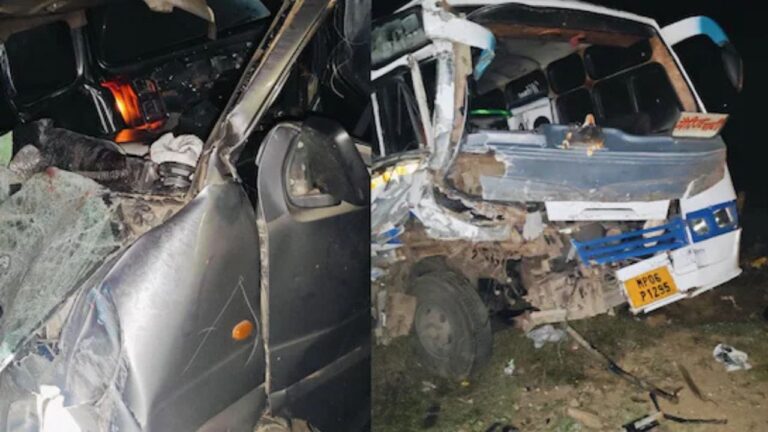 MP News: भिंड-ग्वालियर हाईवे पर आधी रात का खौफनाक हादसा, पांच लोगों की मौत