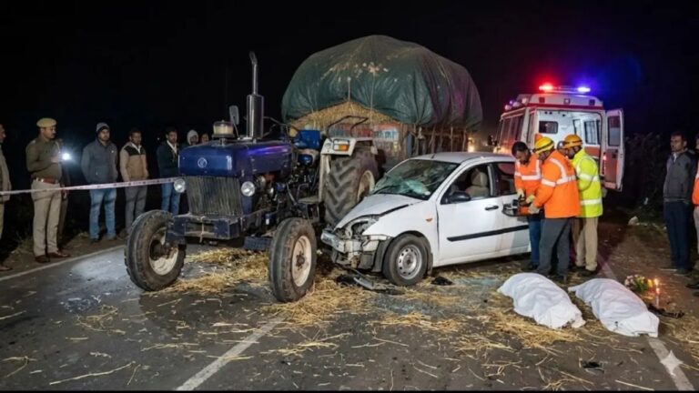 MP News: भोपाल में SUV और ट्रैक्टर की टक्कर में तीन युवकों की दर्दनाक मौत, एक घायल