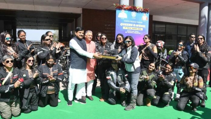 MP News: महिला राइडर्स मध्य प्रदेश के सांस्कृतिक और प्राकृतिक पर्यटन स्थलों का करेंगे रोमांचक दौरा