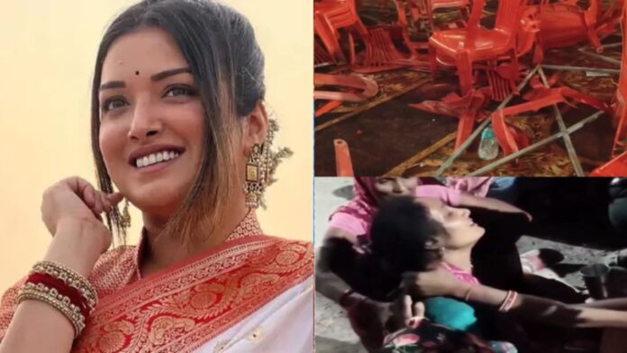 MP News: दतिया में भोजपुरी स्टार आम्रपाली दुबे के कार्यक्रम में बेकाबू भीड़, पुलिस ने किया लाठीचार्ज