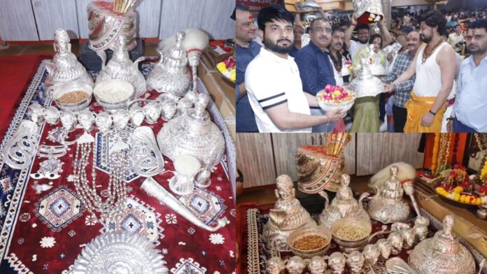 MP News: महाकाल मंदिर में भक्त ने चढ़ाए 70 लाख के चांदी आभूषण जानें पूरी खबर