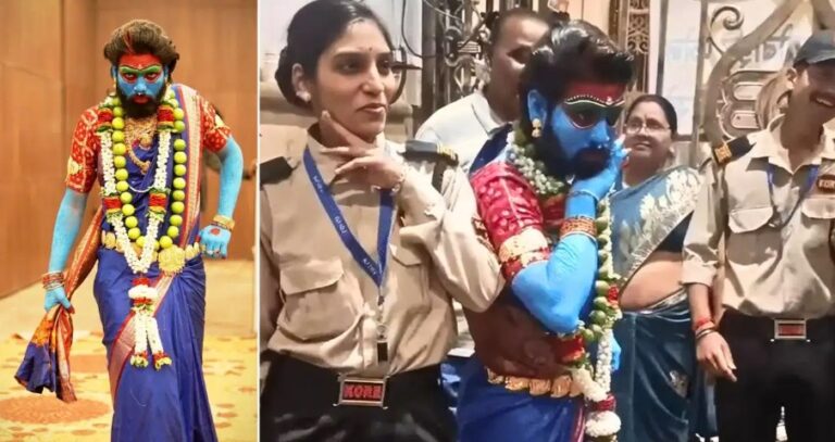 महाकाल मंदिर में ‘पुष्पा’ बनकर पहुंचा युवक, सुरक्षाकर्मियों ने कराए विशेष दर्शन, वीडियो वायरल होने पर मचा बवाल
