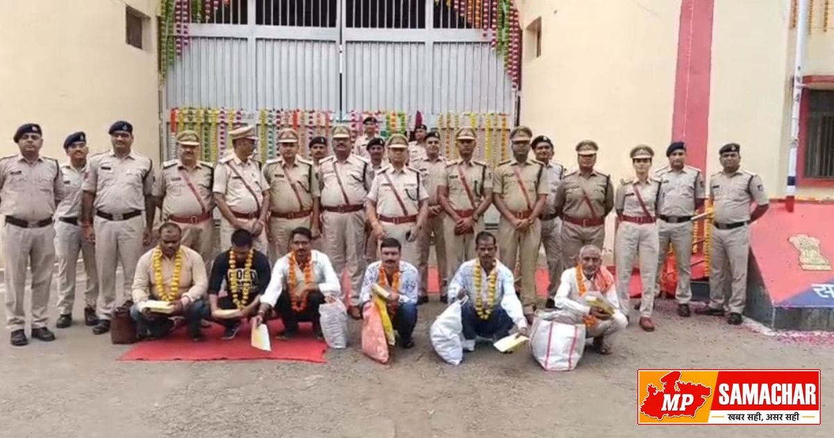 स्वतंत्रता दिवस पर ग्वालियर जेल से 6 कैदियों की रिहाई, अच्छे व्यवहार का मिला इनाम