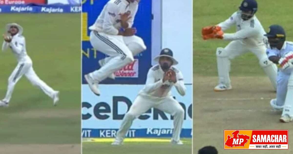 यशस्वी जायसवाल को लगी गेंद और मिल गया विकेट, अजीबोगरीब तरीके से आउट हुए श्रीलंकाई बल्लेबाज