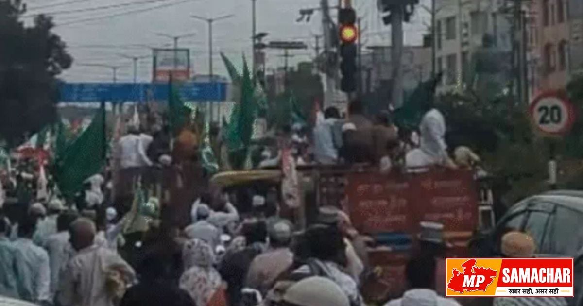 भोपाल में मिलादुन्नबी पर आज निकलेगा जुलूस: शहर के इन रास्तों पर रहेगा ट्रैफिक डायवर्जन