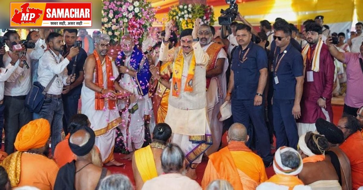 ओंकारेश्वर में पंचायतन मंदिर का शिलान्यास, सिंहस्थ 2028 से पहले निकलेगी एकात्म यात्रा