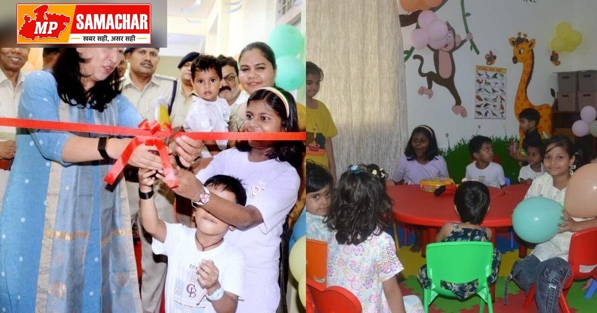 शिवपुरी पुलिस की अनूठी पहल: ड्यूटी के दौरान बच्चों की चिंता से मिली महिला पुलिसकर्मियों को आजादी