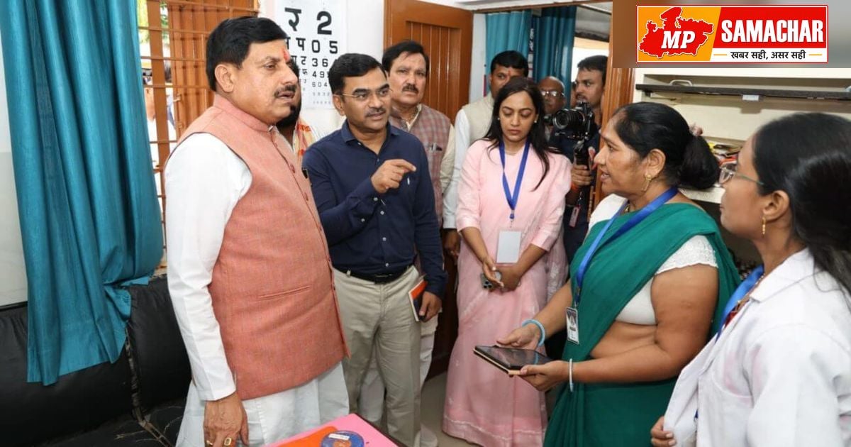 बड़वानी दौरे पर सीएम मोहन यादव ने परखी स्वास्थ्य सेवाएं, हाई रिस्क प्रेगनेंसी पर दिया जोर