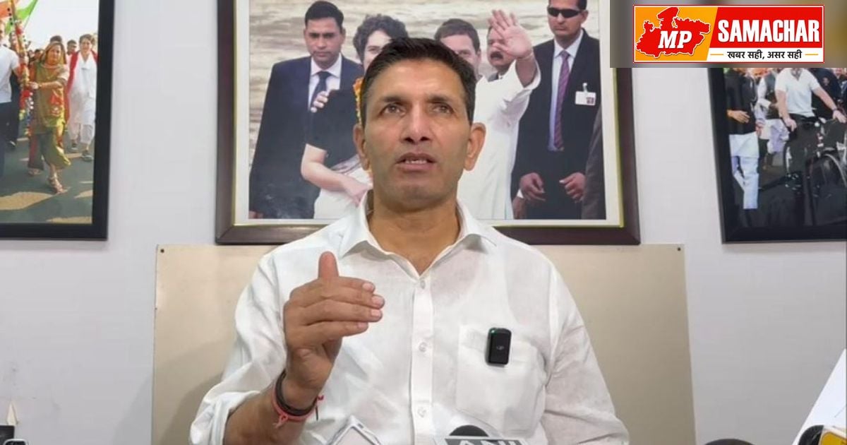 मध्य प्रदेश की आर्थिक बदहाली पर जीतू पटवारी का सरकार पर तीखा प्रहार