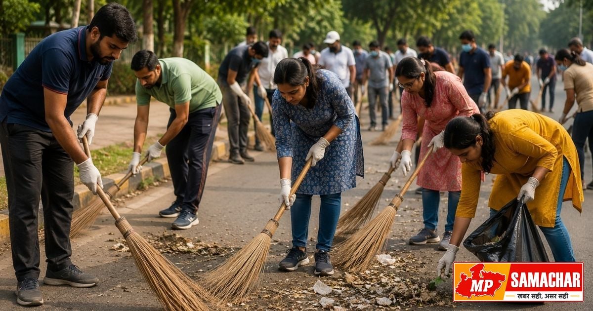 उज्जैन में स्वच्छता का महाअभियान: सफाई मित्रों की छुट्टी के दिन अब शहरवासी संभालेंगे कमान