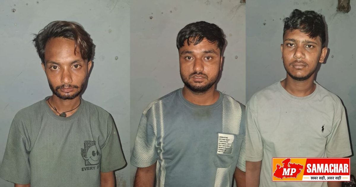 ग्वालियर में शातिर चोर गिरोह का पर्दाफाश, 35 लाख के गहनों के साथ तीन गिरफ्तार