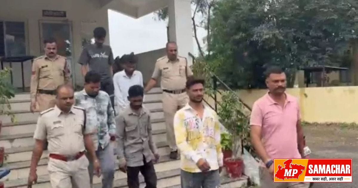 रतलाम में पुलिस का बड़ा प्रहार: 10 लाख की एमडी ड्रग्स के साथ पांच तस्कर गिरफ्तार