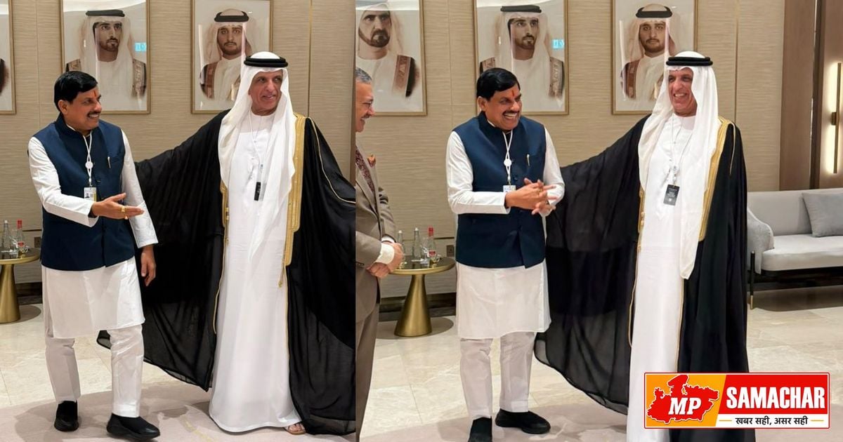 UAE दौरे पर CM मोहन यादव: रस-अल-खैमा के शासक से निवेश पर हुई अहम चर्चा