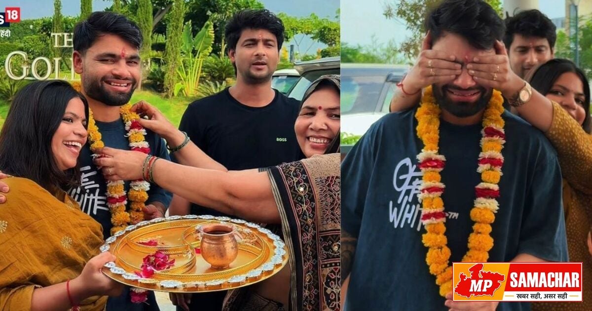 यूपी टी20 लीग जीतकर घर लौटे रिंकू सिंह, परिवार ने दी शानदार विदाई