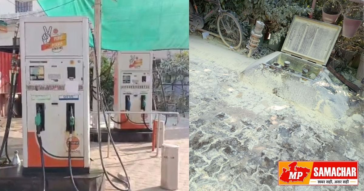 ग्वालियर: पेट्रोल पंप पर बाइक से निकली चिंगारी से लगी भीषण आग, कर्मचारी की तत्परता से टला बड़ा हादसा